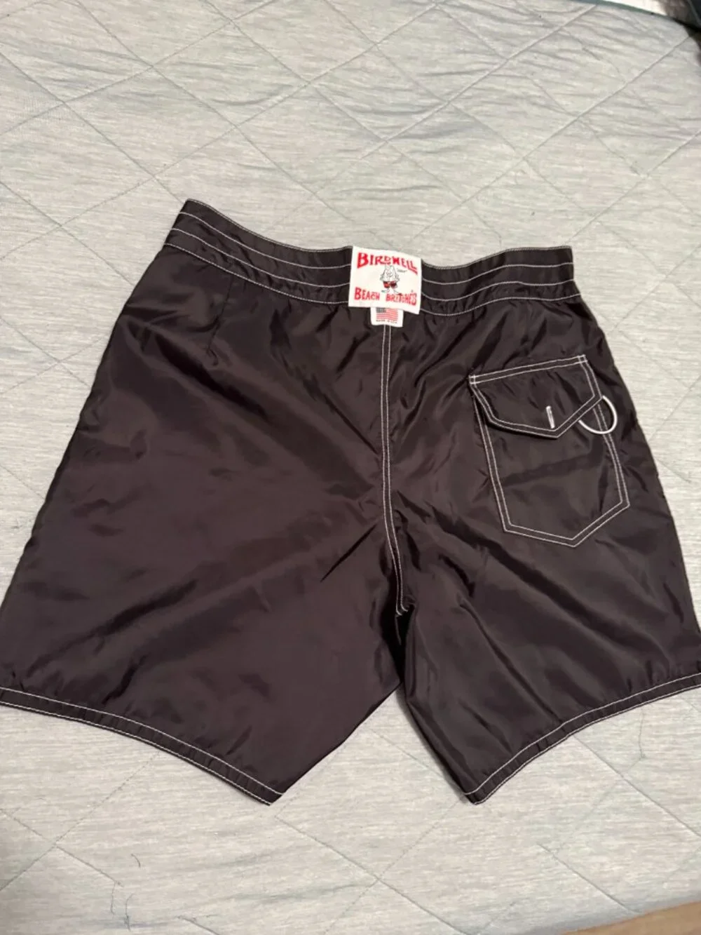 Birdwell Beach Britches Boardshorts Black Sz 34 Like New